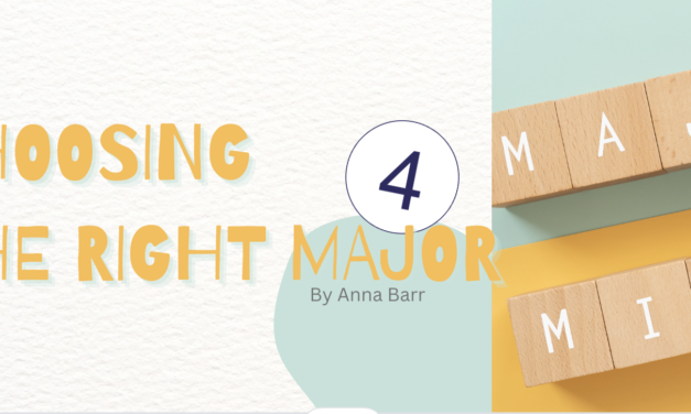 CHOOSING THE RIGHT MAJOR By Anna Barr